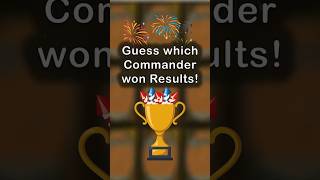 Results from Tuesdays post!  #mtg #cards #tcg #commander #mtgcommander #cards