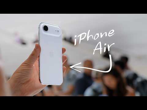 iPhone Air Hands-On: Apple’s Thinnest iPhone Ever!