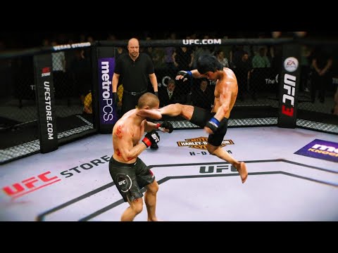 KHABIB NURMAGOMEDOV VS BRUCE LEE | UFC 3 BLOODY FIGHT | UFC 3 K1 RULES | UFC 3 BRUTAL FIGHT | UFC 3