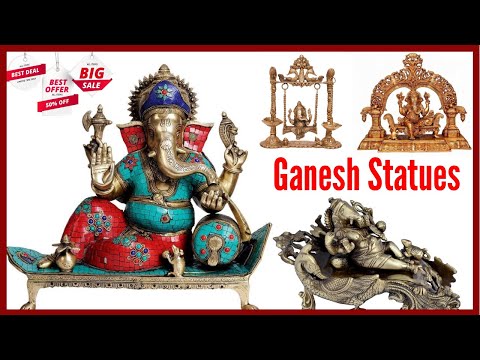 Majestic ganesha resting statues exquisite lord ganesha scul...