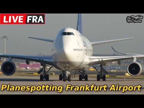 🔴Live Planespotting Frankfurt Airport am Mittwoch 07 Betrieb 🛬