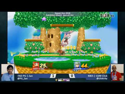 KKON18 Exhibition: SSB Wii U - Bo5 Set - Zan vs Click