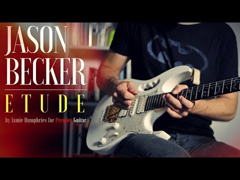 Playing an Etude in the style of Jason Becker (by Jamie Humphries)