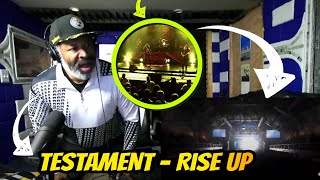 TESTAMENT - Rise Up (OFFICIAL LIVE VIDEO) - Producer Reaction