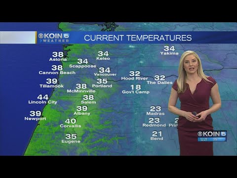 Noon Thursday Forecast KOIN 6 News February 22, 2018