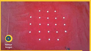 5x3x3 seq 224 | புரட்டாசி மாத சிறப்பு கோலம் | purattasi month special kolam |simple muggulu