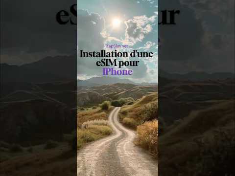 Installation eSIM iPhone ZapSim