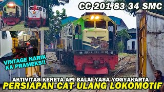 Download lagu LOKOMOTIF VINTAGE GEN 2 DEMPULAN NARIK KA PRAMEKS RUSAK‼️ Aktivitas Kereta Api Balai Yasa Yogyakarta mp3