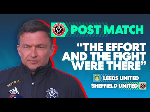 Heckingbottom Bemoans Lack of Quality | Leeds United 2-1 Sheffield United | Post Match Interview