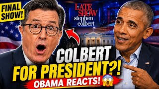 Is Stephen Colbert Running for President? His Final Late Show Moment Explained