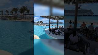 This Infinity Pool at Pearl Cove Feels Like Paradise! #shorts #carnivalcruise #celebrationkey
