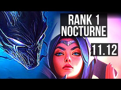 NOCTURNE vs IRELIA (TOP) | Rank 1 Nocturne, 7 solo kills, Rank 9 | EUW Challenger | v11.12