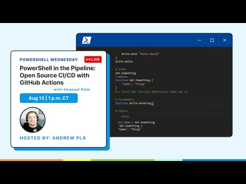 PowerShell in the Pipeline: Open Source CI/CD with GitHub Actions