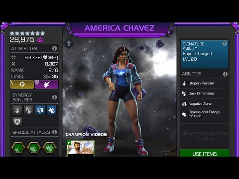 7 Star Rank 2 America Chavez vs ROL Winter Soldier | 40 Seconds | #mcoc