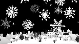 Winter Wonderland | Baby Sensory Black White High Contrast | Christmas Music | Fun doodle art video gameplay video by Vlarrabee, 22:59 duration