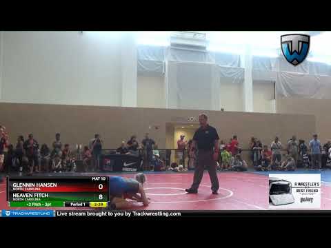 Girls FS Junior (Must Be In HS) 106-112 Glennin Hansen North Carolina Vs Heaven Fitch North Caroli