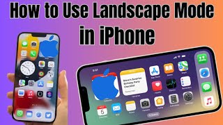 how to use landscape mode in iphone | how to turn on landscape mode in iphone | #landscapemodeiphone