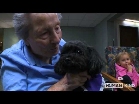 Nala the Poodle Visits Her Friends at the Nursing Home