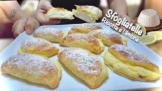 SFOGLIATELLE RICOTTA E LIMONE ricetta facile e veloce di Tutti a tavola