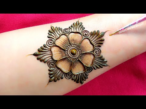 New beautiful stylish front hand mehndi design | easy arabic mehndi | mehndi ka design | mehndi .
