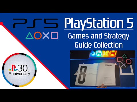 30 years of playing PlayStation (PS5 games and strategy guide collection)