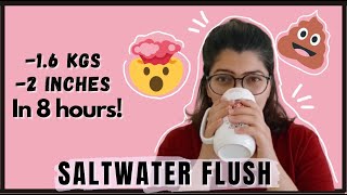 I lost more than 1.5 kgs in 8 hours!! Salt Water Flush | Divya Singh