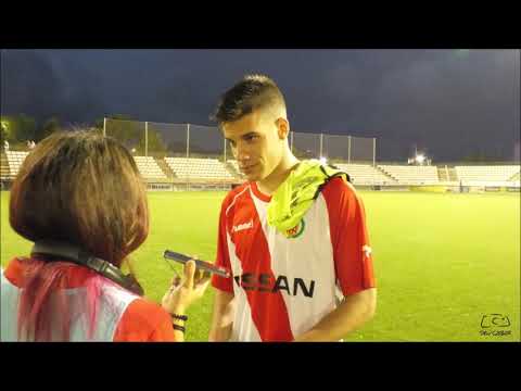 Declaraciones Christian Alfonso y Ton Ripoll pie de campo C. E. L'Hospitalet - F. C. Ascó