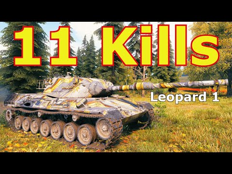 World of Tanks Leopard 1 - 11 Kills 5,3K Damage