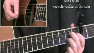 How To Play Bob Dylan Simple Twist of Fate | Full Guitar Lesson
