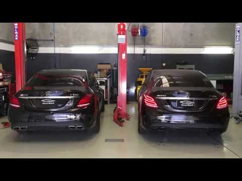 AWE Tuning Mercedes-Benz W205 AMG C63S Track Edition Exhaust vs. Standard Factory Exhaust