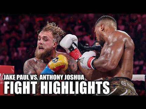Jake Paul vs. Anthony Joshua FIGHT HIGHLIGHTS 🥊 | ESPN Ringside
