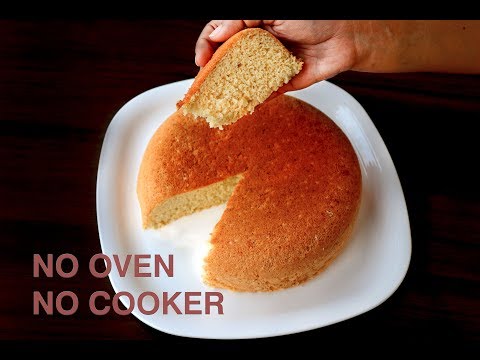 ഓവനും കുക്കറുമില്ലാതെ സോഫ്റ്റ് വാനില സ്പോഞ്ച് കേക്ക് /Soft Vanilla Sponge Cake ||| Ep 400 Video
