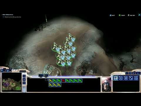StarCraft Mass Recall 8.0.1 Protoss Campaign (Mission 3. Higher Ground)