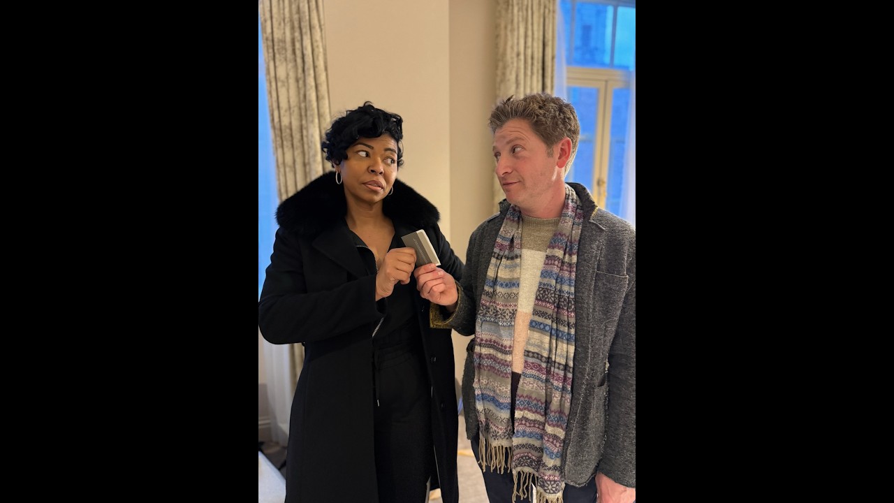 When Natasha walks in her hotel room and finds a STRANGER SITTING THERE!