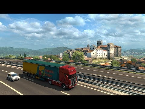 Euro Truck Simulator 2 Italia - Parma To Livorno - Gameplay (PC)