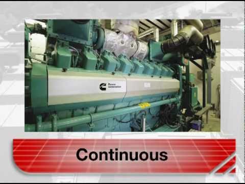 ISO-8528 and EPA generator set ratings and standards by duty class affect specification and usage