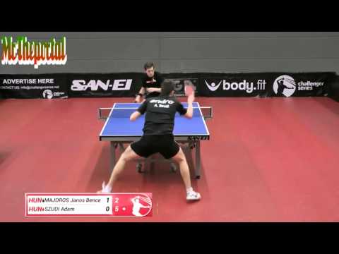 Table Tennis Challenger Series 2016 - Bence Majoros Vs Szudi Adam -