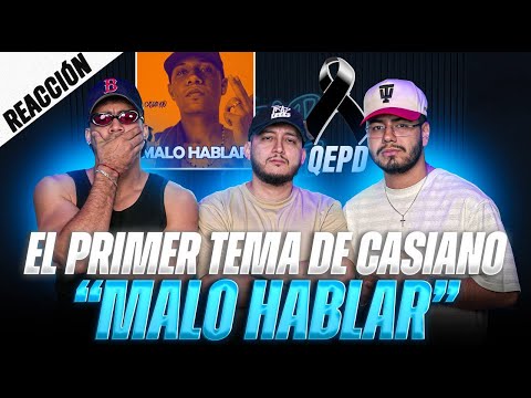 REACTING TO "BAD SPEAKING" BY CASIANO (RIP) || TRAPVLOG