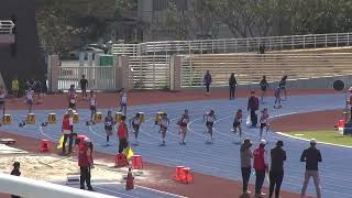 Download the video "112年花蓮縣縣長盃中小學聯運暨全中運選拔田徑錦標賽 國中女生 100公尺 決賽"