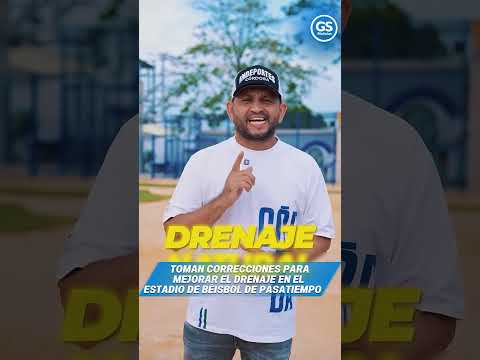 Toman correcciones para mejorar el drenaje en el Estadio de Béisbol en Pasatiempo