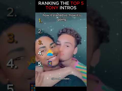 Ranking The Top 5 Tony Intros!