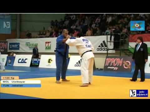 Judo 2013  European Open Budapest: Ulziibayar (MGL) - Jaballah (TUN) [+100kg]