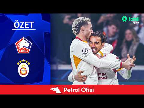 Şampiyonlar Ligi 3. Hafta | Lille - Galatasaray (Özet) X Petrol Ofisi