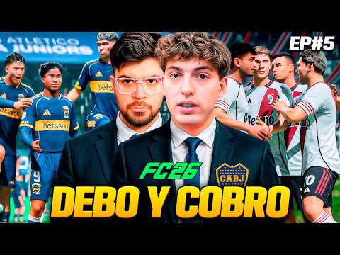 DIRIJO A BOCA CON LA COBRA PARA GANAR EL SUPERCLASICO EN EL FC26... EPISODIO 5