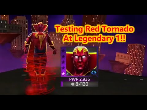 Rewards From Red Tornado Arena! Testing Him Out At Legendary 1 In PvP! | Free To Play | Dc Legends