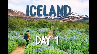 ICELAND VLOG DAY ONE : PICKING UP OUR COZY CAMPER! GLYMUR | ARNARSTAPI