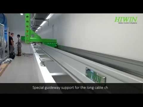 Hiwin linear motor axis with stroke 12,5 m