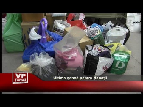 Ultima sansa pentru donatii