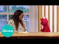 Elmo Shares His Gift Of Giggles With Alison And Dermot This Morning