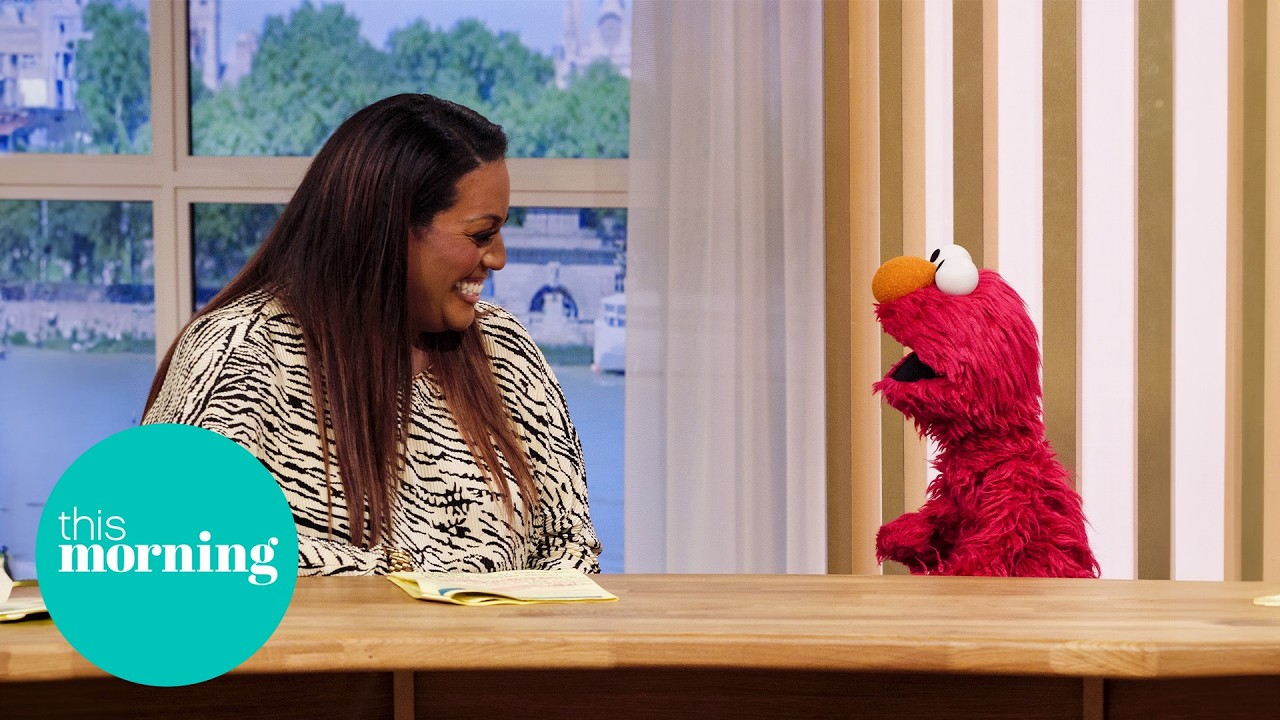 Elmo Shares His Gift of Giggles with Alison and Dermot! | This Morning